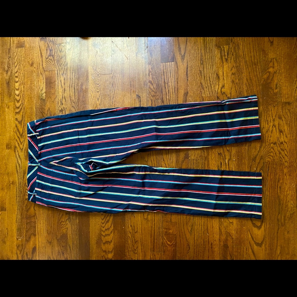 OPTIONS Garfield & Marks Rainbow Stripe Trousers